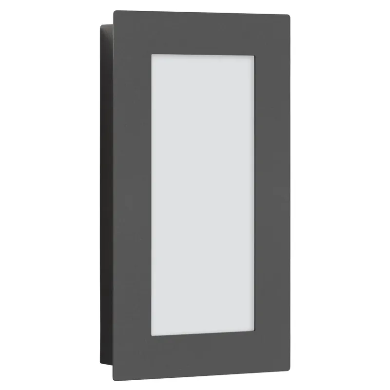 Bestseller LCD Lamberg Buiten muurverlichting LED Grijs, 1-licht, Bewegingsmelder