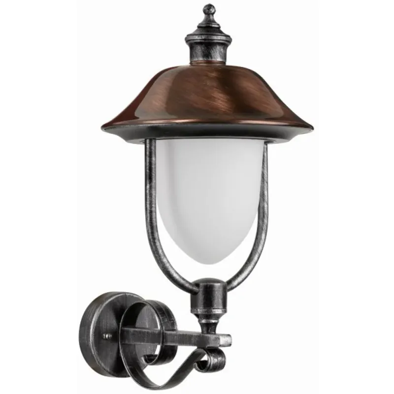 Premium LCD Rendsburg Buiten muurverlichting Koperkleurig, Zwart, 1-licht