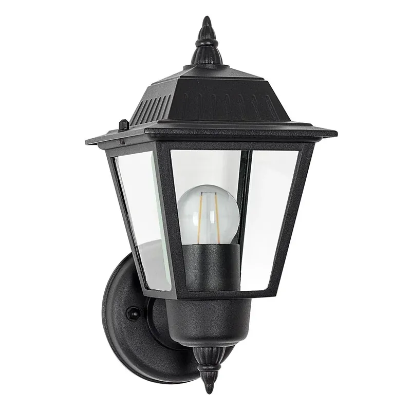 KS Verlichting Piccolo Muurlamp Zwart, 1-licht Snelle Levering