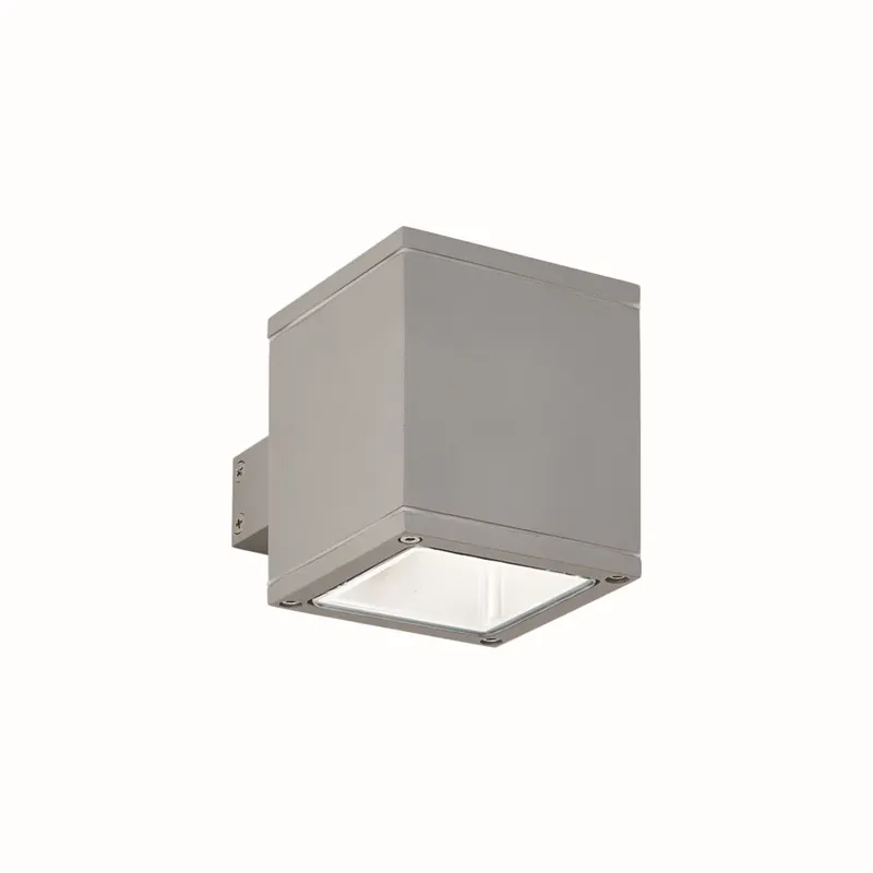 In De Mode Ideallux SNIF Buiten muurverlichting Grijs, 1-licht
