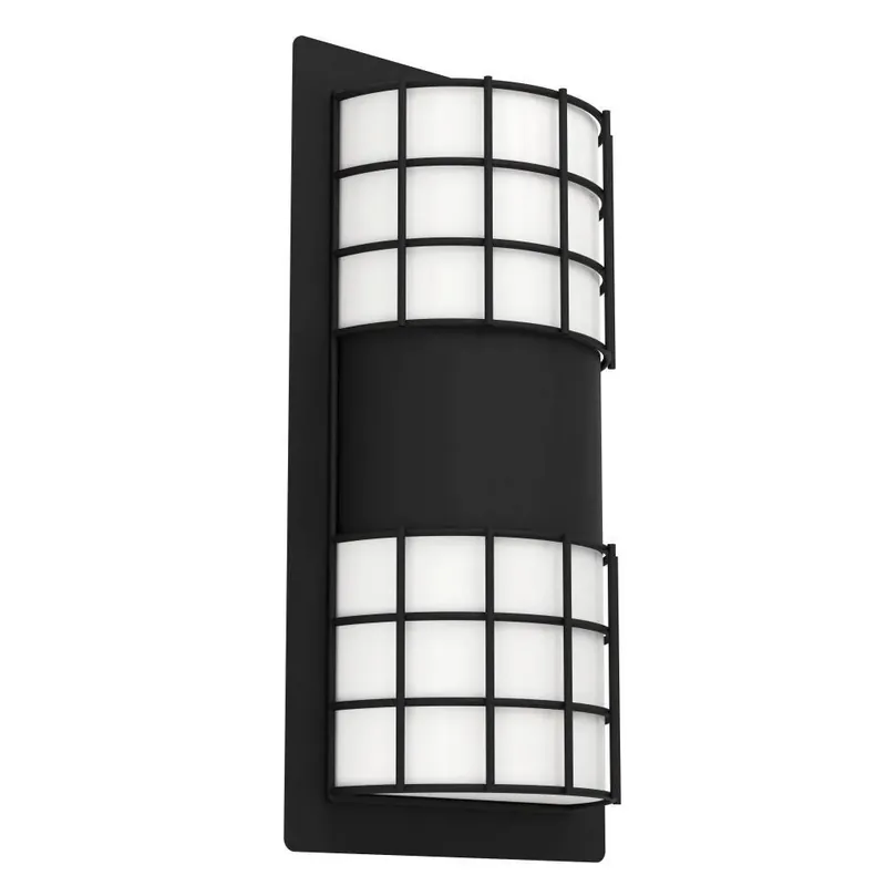 Betrouwbaar Eglo CISTIERNA Buiten muurverlichting Zwart, 2-lichts