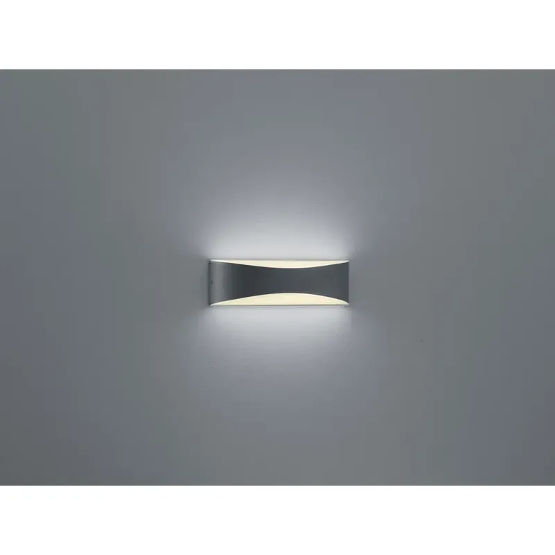 Koop Online Trio KONDA Buiten muurverlichting LED Antraciet, 1-licht