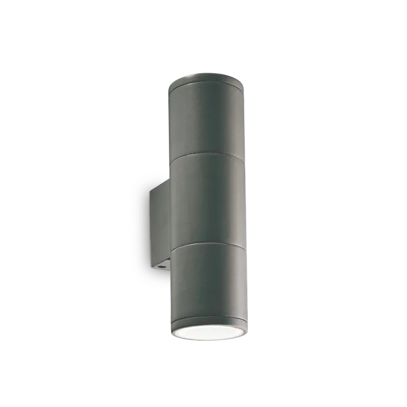 Ideallux GUN Buiten muurverlichting Antraciet, 2-lichts Aanbieding