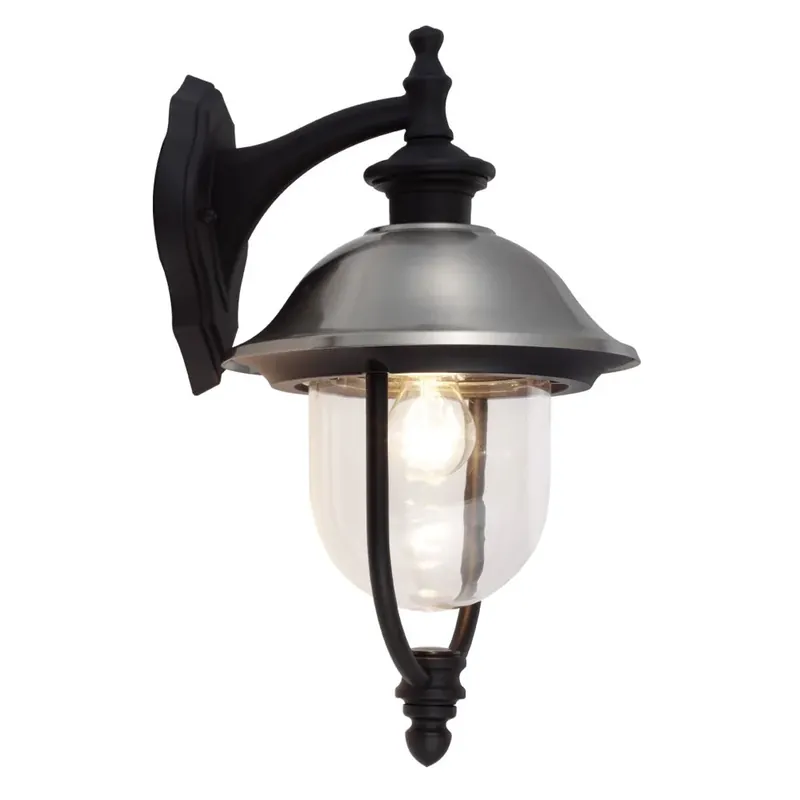 Favoriet KS Verlichting Bologna Muurlamp Zwart, 1-licht