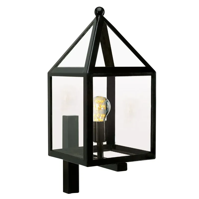 Beste Prijs KS Verlichting Leusden Muurlamp Zwart, 1-licht