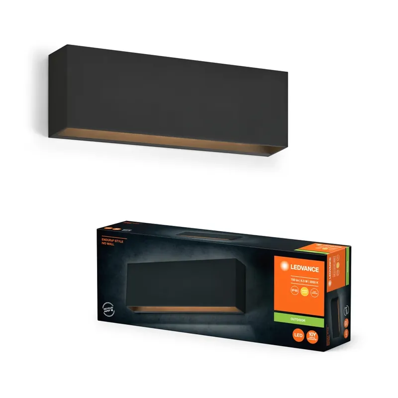 Ledvance Endura Wandlamp voor buiten LED Grijs, 1-licht Groothandel