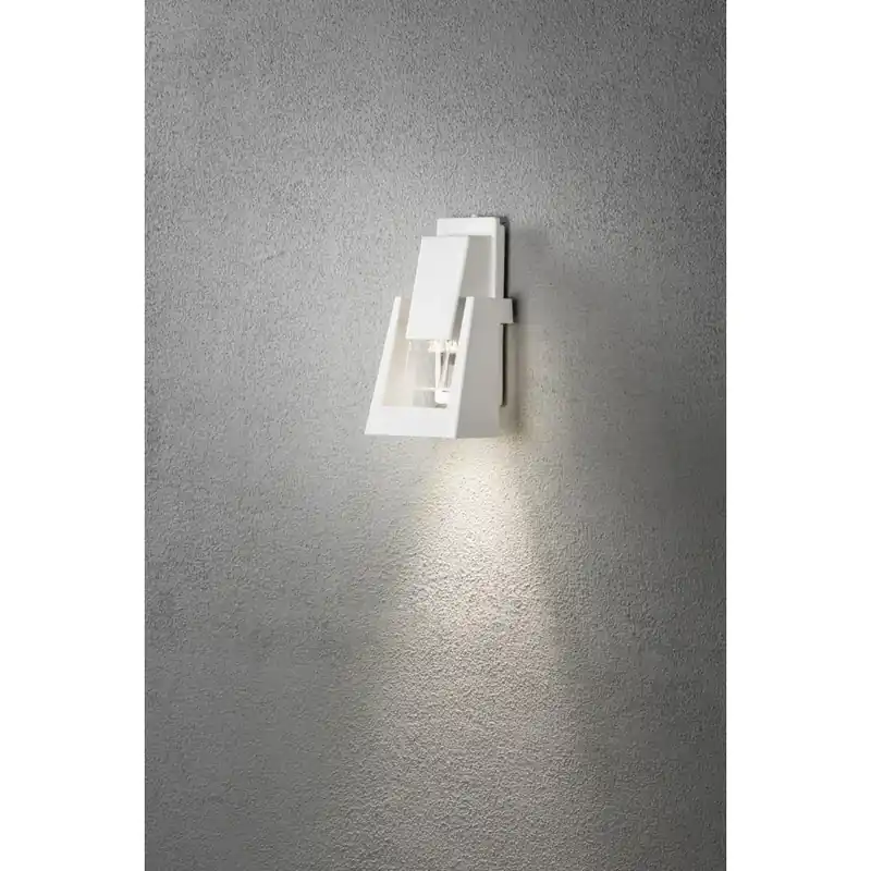 Superprijs Konstsmide Potenza Muurlamp Wit, 1-licht