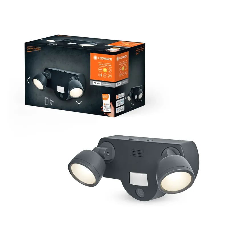 Ledvance WIF Wandlamp voor buiten LED Grijs, 1-licht Topkwaliteit