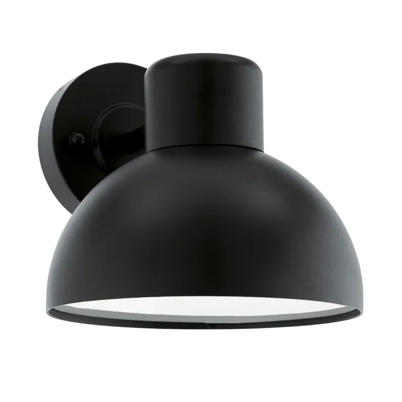 Ambachtelijk Eglo ENTRIMO Buiten muurverlichting Zwart, 1-licht