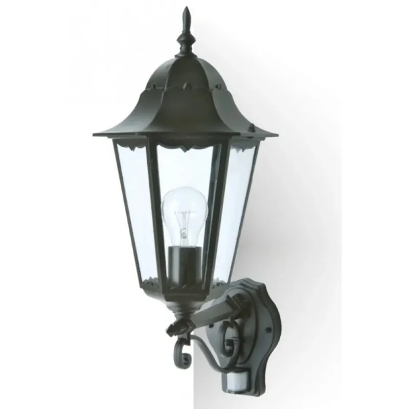 Wereldwijde Verzending Lutec BRISTOL Buiten muurverlichting Zwart, 1-licht