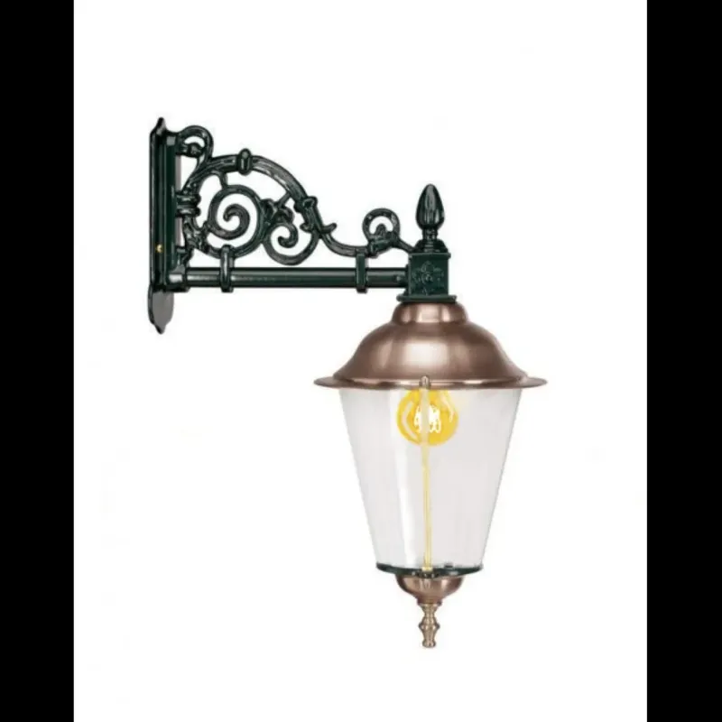 KS Verlichting Durgerdam Muurlamp Zwart, 1-licht Professioneel