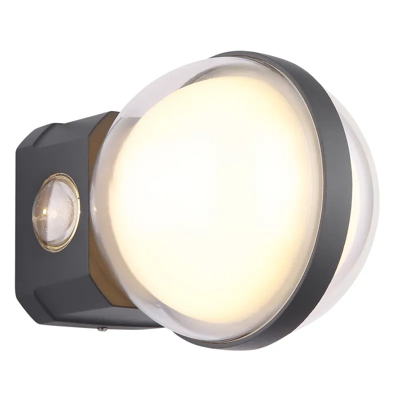 Globo ILLI Buiten muurverlichting LED Antraciet, 1-licht Direct Beschikbaar