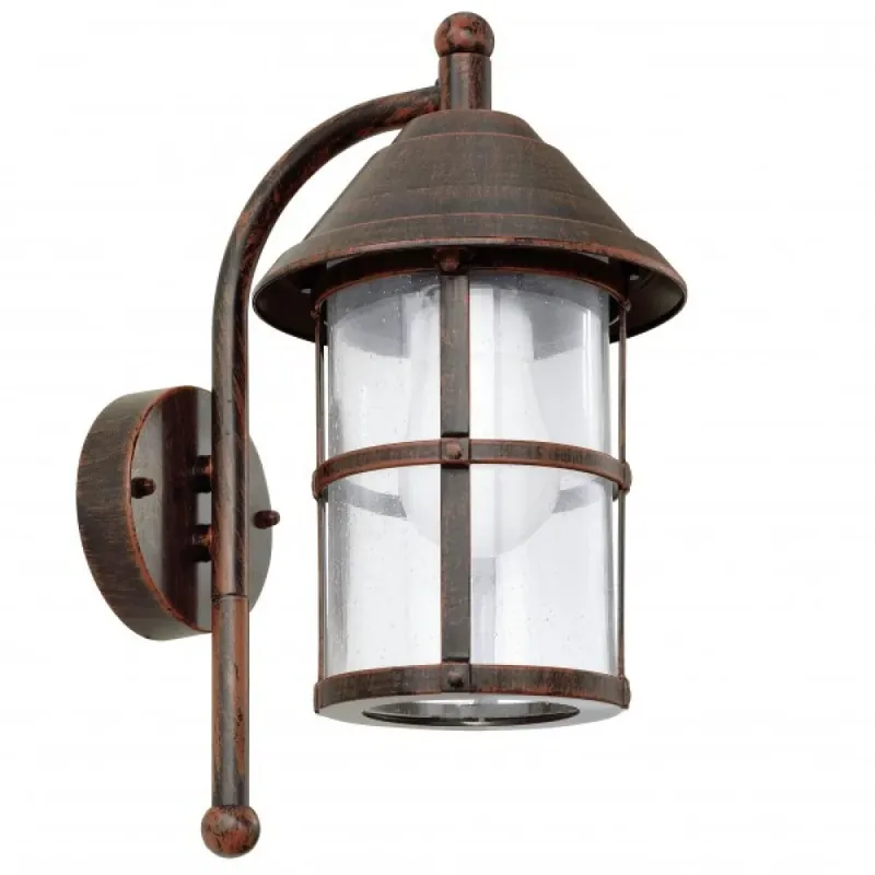 Rechtstreeks Van De Fabrikant Eglo SAN TELMO Buitenmuur verlichting Donkerbruin, 1-licht
