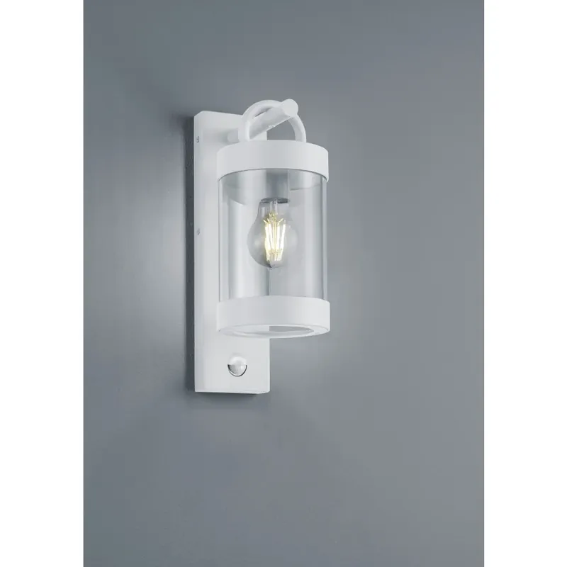 Trio Sambesi Buiten muurverlichting Wit, 1-licht, Bewegingsmelder Tijdelijk Beschikbaar