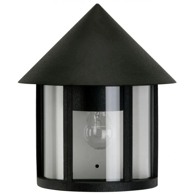 Albert 3222 Muurlamp Zwart, 1-licht Laatste Versie
