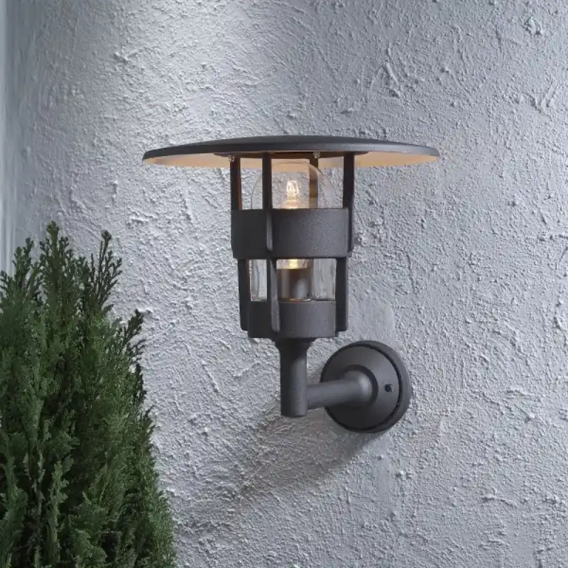 Dagaanbieding Konstsmide Freja Muurlamp Zwart, 1-licht