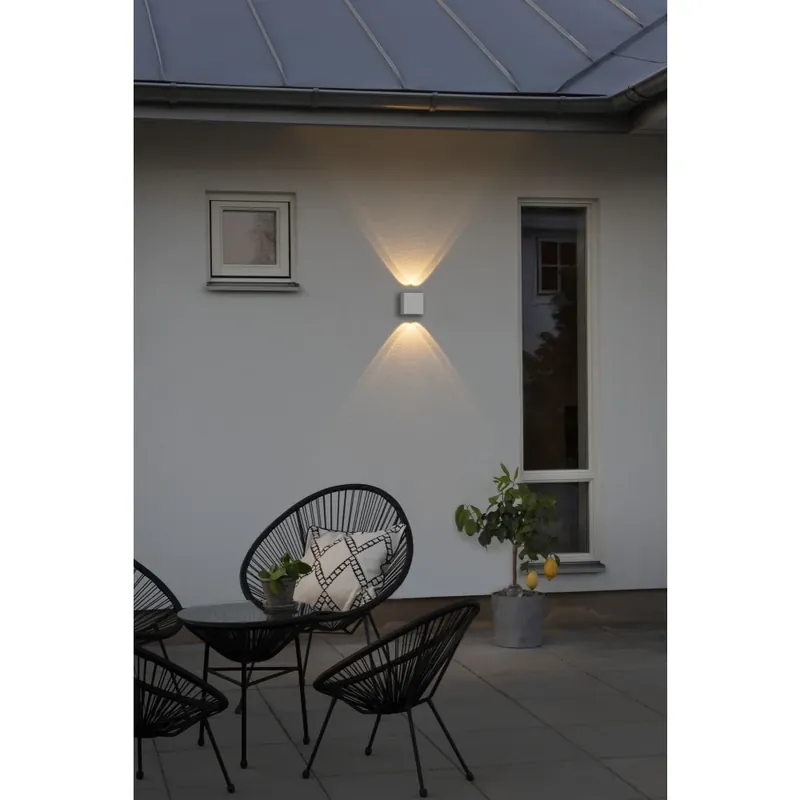Shop Nu Konstsmide Chieri Buiten muurverlichting LED Wit, 4-lichts