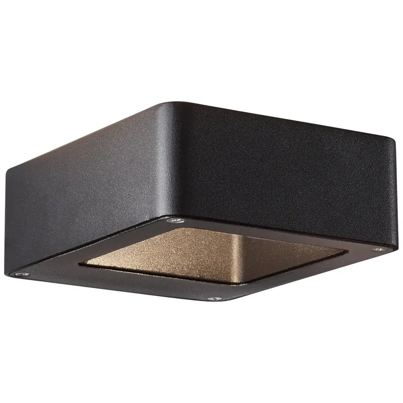 Brilliant Golda Buiten muurverlichting LED Zwart, 1-licht Goedkoop