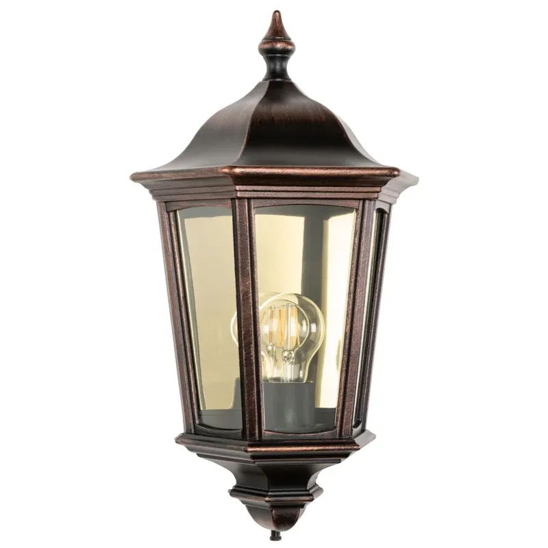 LCD Lalling Wandlamp Koperkleurig, Zwart, 1-licht Premium