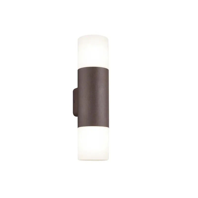 Trio HOOSIC Buiten muurverlichting Roest, 2-lichts Origineel