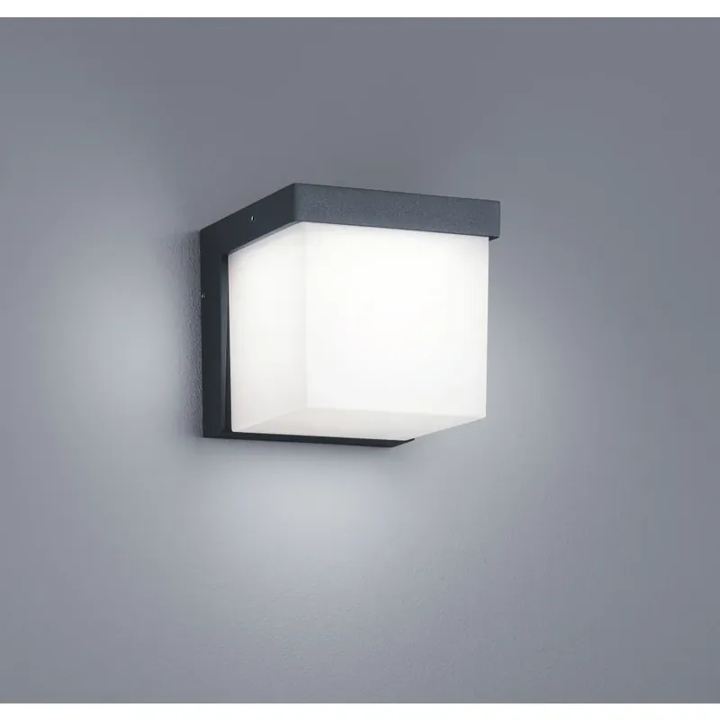Finale Uitverkoop Trio YANGTZE Buiten muurverlichting LED Antraciet, 1-licht