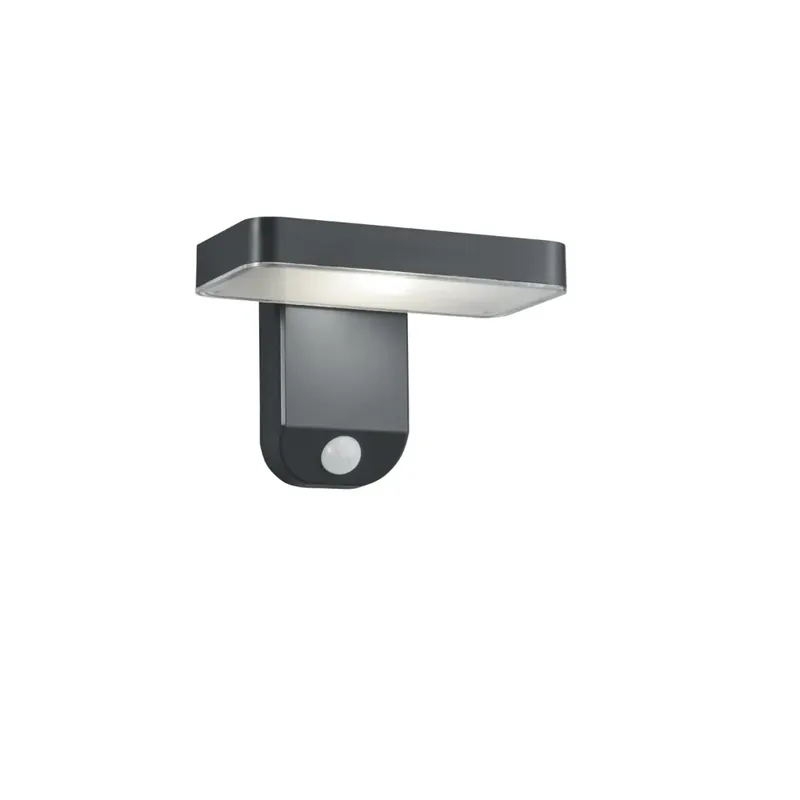 Goedkoop Reality Esquel Muurlamp LED Antraciet, 1-licht, Bewegingsmelder