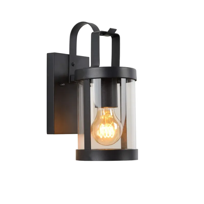 Plaats Bestelling Lucide LINDELO Buiten muurverlichting Zwart