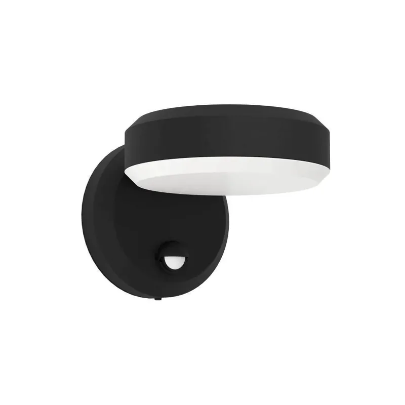 Eglo FORNACI Buiten muurverlichting LED Zwart, 1-licht, Bewegingsmelder Beste Prijs