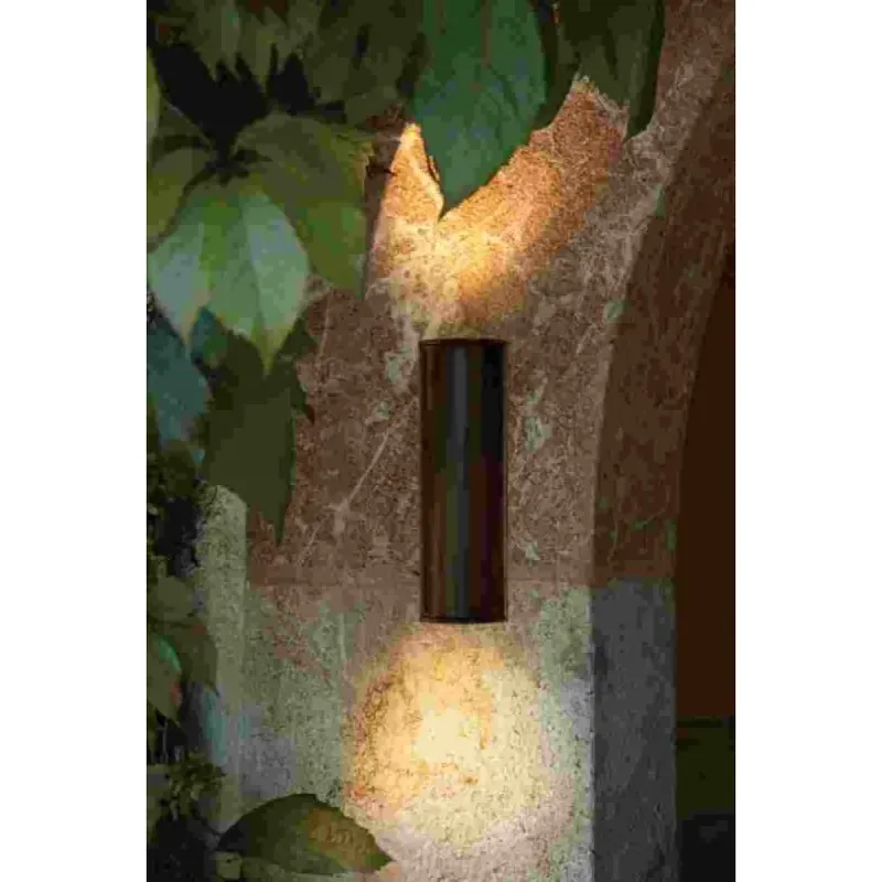 Eglo RIGA Buitenmuur verlichting Donkerbruin, 2-lichts Gratis Retour