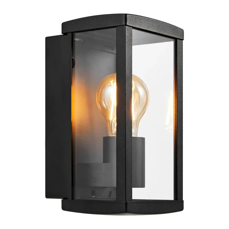 Rechtstreeks Van De Fabrikant Nordlux LUCHY Buiten muurverlichting Zwart, 1-licht