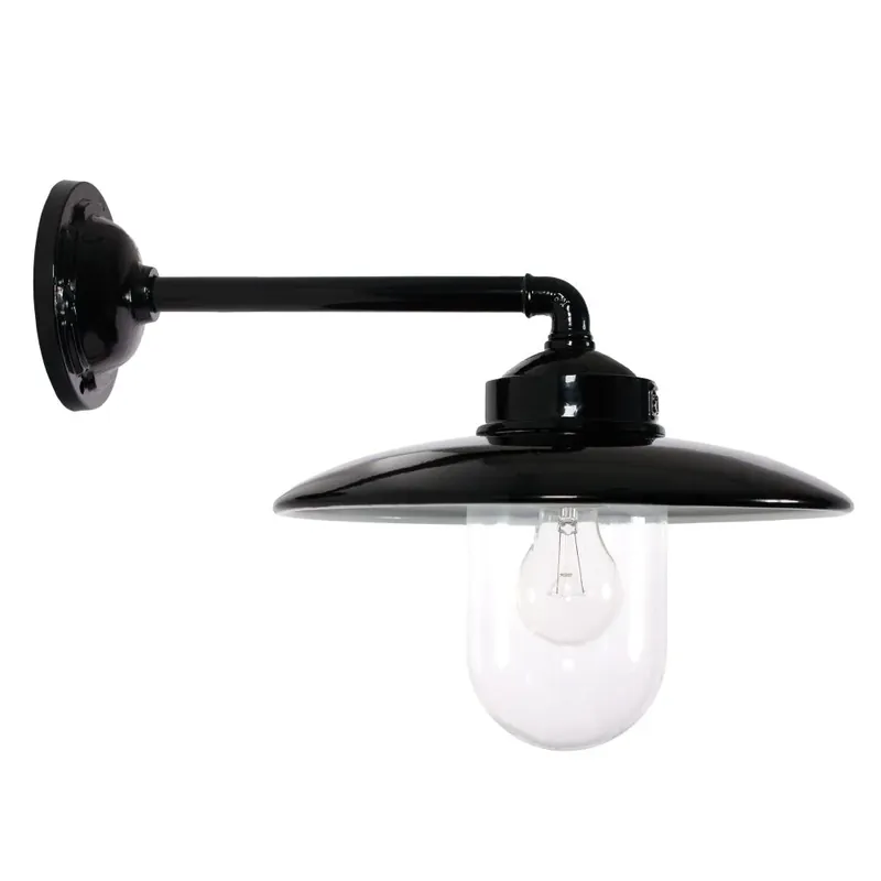 KS Verlichting Palazzo Muurlamp Zwart, 1-licht Topkwaliteit