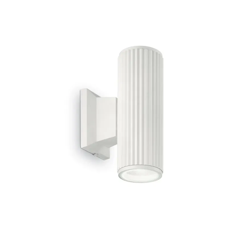 Veilige Betaling Ideallux BASE Buiten muurverlichting Wit, 2-lichts