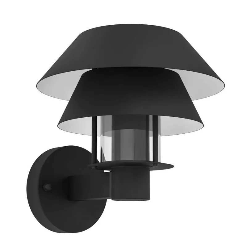 Eglo CHIAPPERA Buiten muurverlichting Zwart, Wit, 1-licht Beperkt Aanbod