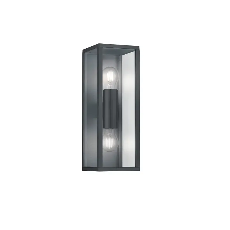 Trio Garonne Muurlamp Antraciet, 2-lichts Shop Nu