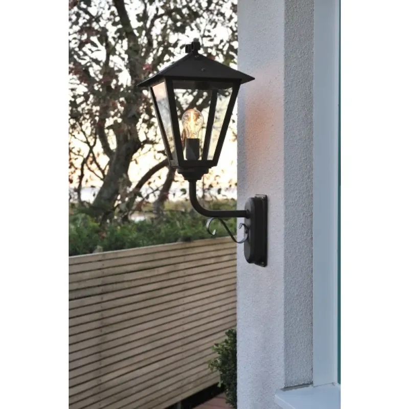 Nieuw Model Konstsmide Benu Muurlamp Zwart, 1-licht