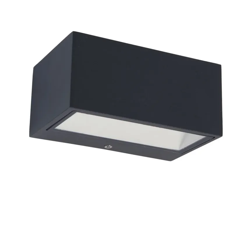Limited Edition Lutec GEMINI Buiten muurverlichting LED Antraciet, 1-licht