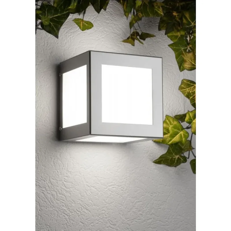 Op = Op CMD Aqua Cubo Buiten muurverlichting roestvrij staal, 1-licht