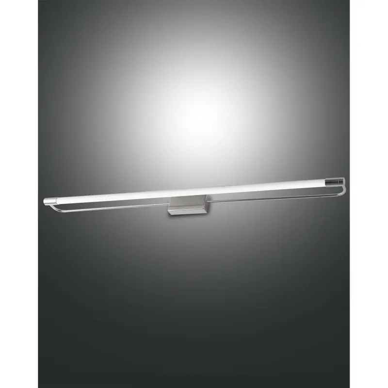 Fabas Luce Rapallo Muurlamp LED Chroom, 1-licht Voordeelprijs
