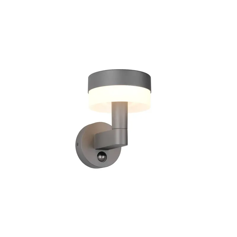 Hete Deal Trio verlichting MACKENZIE Wandlamp LED Antraciet, 1-licht, Bewegingsmelder