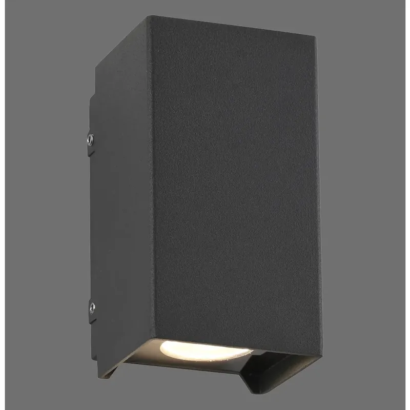 Beperkt Aanbod Paul Neuhaus Verlichting Block Wandlamp LED Antraciet, 2-lichts