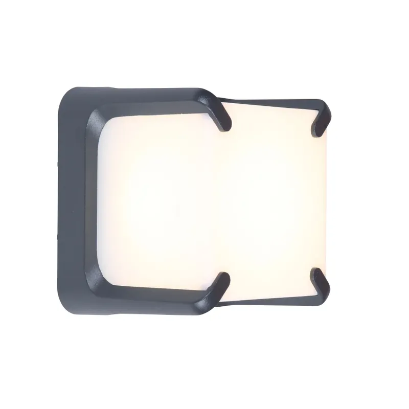 Lutec ARMOR Buiten muurverlichting LED Antraciet, 1-licht Luxe