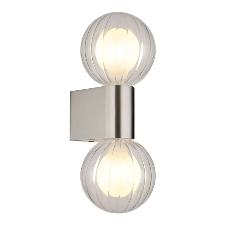 Professioneel Globo Ander Wandlamp Grijs, 2-lichts