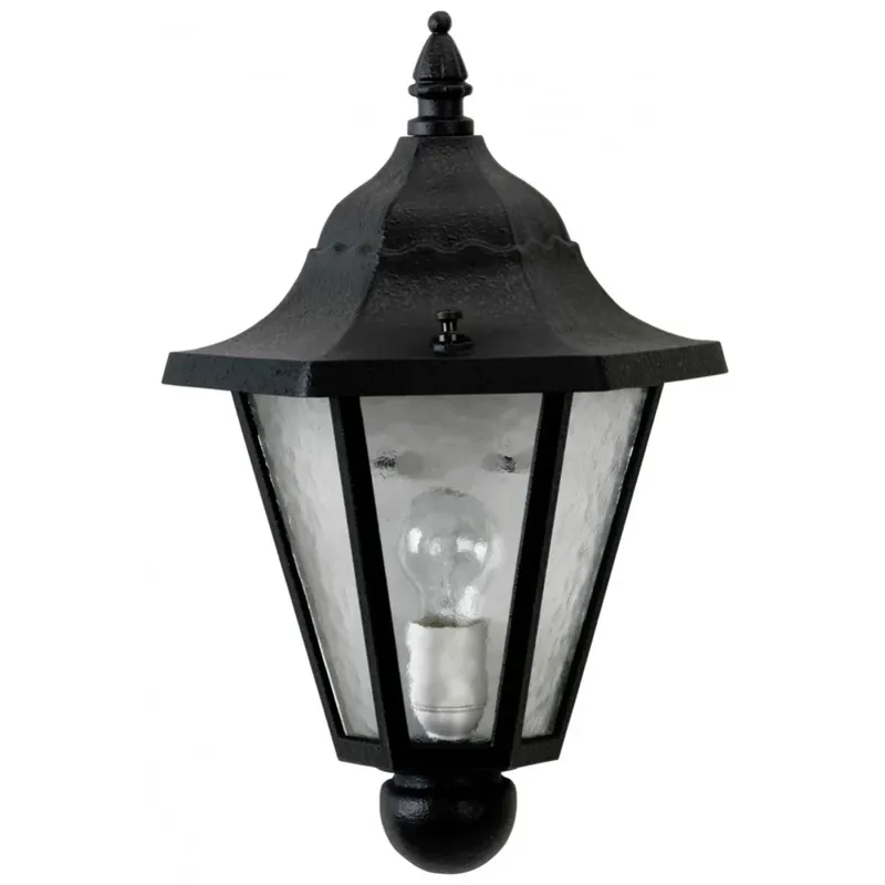Albert 3229 Muurlamp Zwart, 1-licht Nieuw Model
