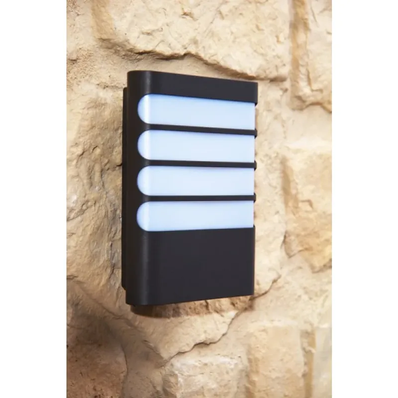 Laatste Kans Philips myGarden RACCOON Muurlamp LED Antraciet, 1-licht