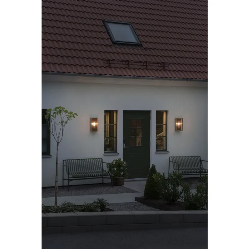 Konstsmide Carpi Buiten muurverlichting Messing, 1-licht Beste Prijs