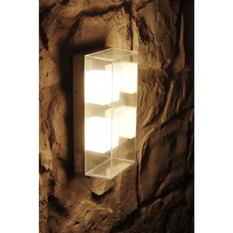 Trendy Konstsmide Buiten muurverlichting LED roestvrij staal, Grijs, 1-licht