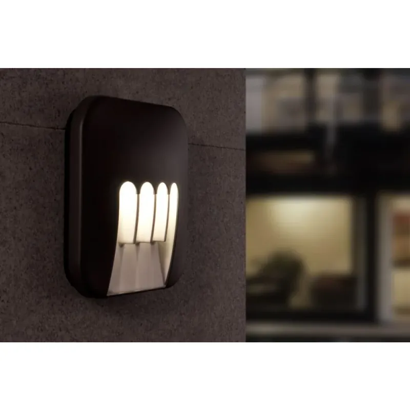 Beperkt Aanbod LUTEC MASK Buiten muurverlichting LED Antraciet, 4-lichts