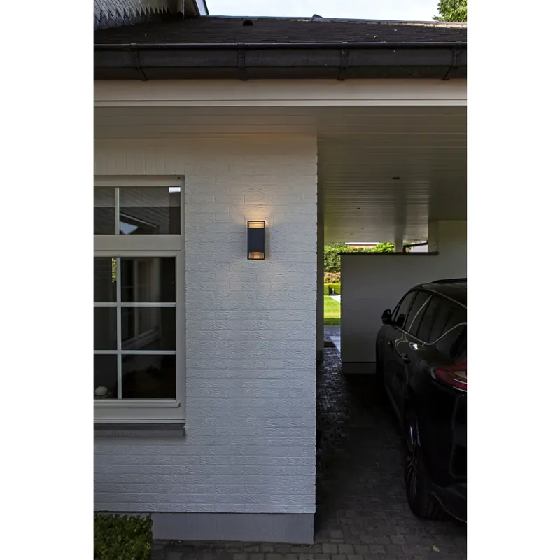 Lutec RIDGE Buiten muurverlichting Antraciet, 2-lichts Gratis Verzending