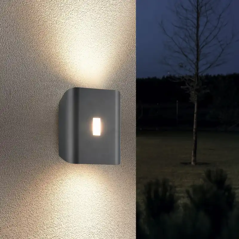 Trio verlichting SANTERNO Wandlamp LED Antraciet, 1-licht Beperkte Voorraad