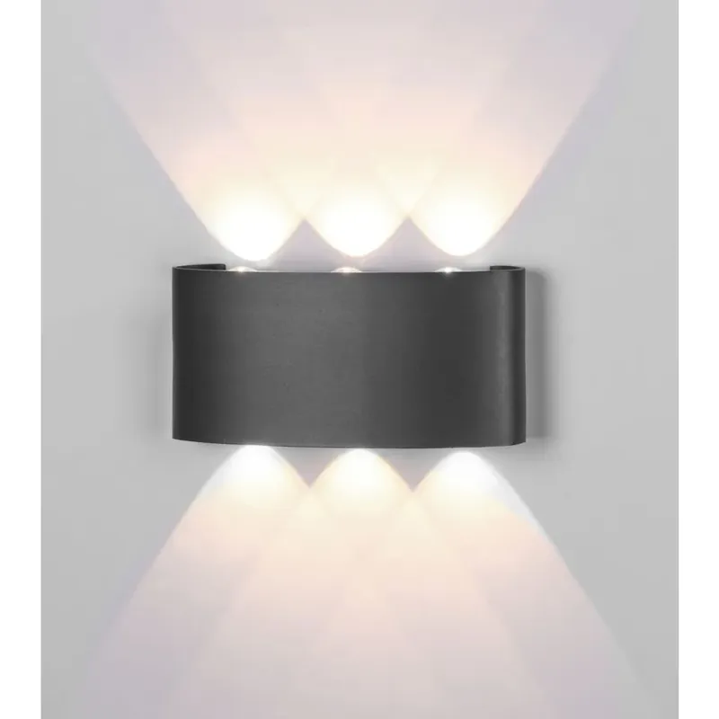 Populair Mantra ARCS Buiten muurverlichting LED Grijs, 1-licht